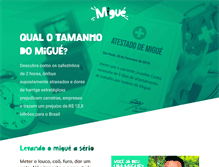 Tablet Screenshot of migue.com.br